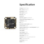 HGLRC SPECTER F722 40A AIO 4-6S Flight Controller MPU6000 40A ESC for 2-4 Inch RC Drone